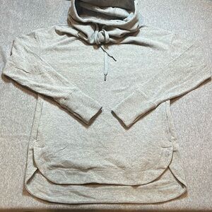 Sweaty Betty Escape Luxe fleece cowl neck hoodie.